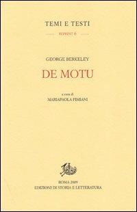 De Motu - George Berkeley - copertina