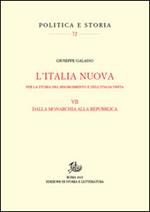Per la storia del Risorgimento e dell'Unità d'Italia. Vol. 7: Itinerari della Nuova Italia.