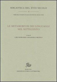 La metamorfosi dei linguaggi nel Settecento - copertina