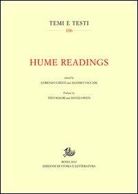 Hume readings - copertina