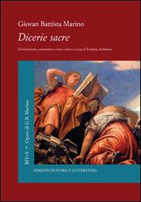 Dicerie sacre - Giambattista Marino - copertina