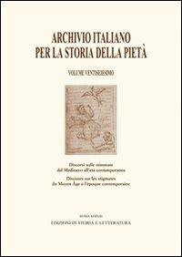 Archivio italiano per la storia della pietà. Vol. 26 - copertina