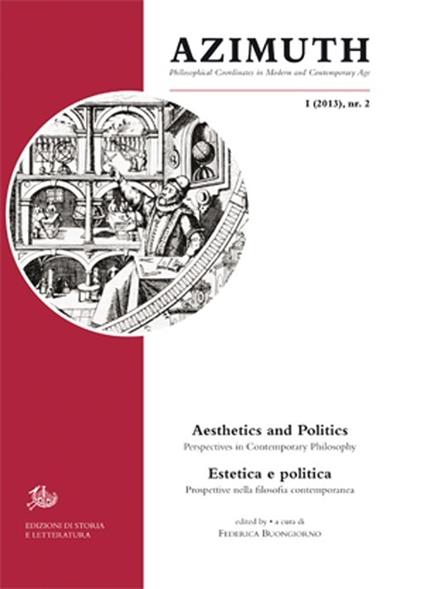 Azimuth (2013). Ediz. italiana e inglese. Vol. 2: Estetica e politica. Prospettive nel pensiero contemporaneo. - copertina