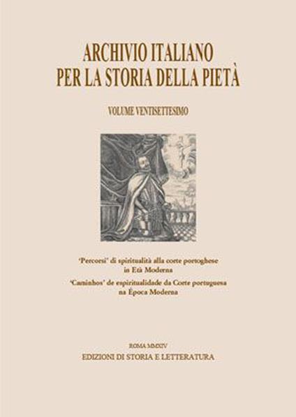 Archivio italiano per la storia della pietà. Vol. 27 - copertina