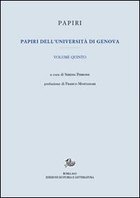 Papiri dell'Università di Genova. Vol. 5 - copertina