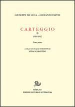 Carteggio (1930-1934). Vol. 2\1