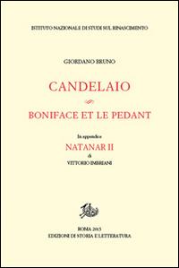 Candelaio-Boniface et le Pédant - Giordano Bruno - copertina