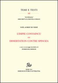 L' Impie convaincu ou dissertation contre Spinoza - Noël Aubert de Versé - copertina