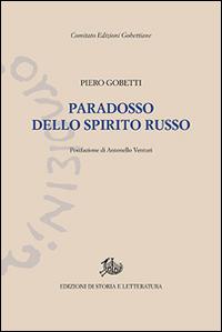 Paradosso dello spirito russo - Piero Gobetti - copertina