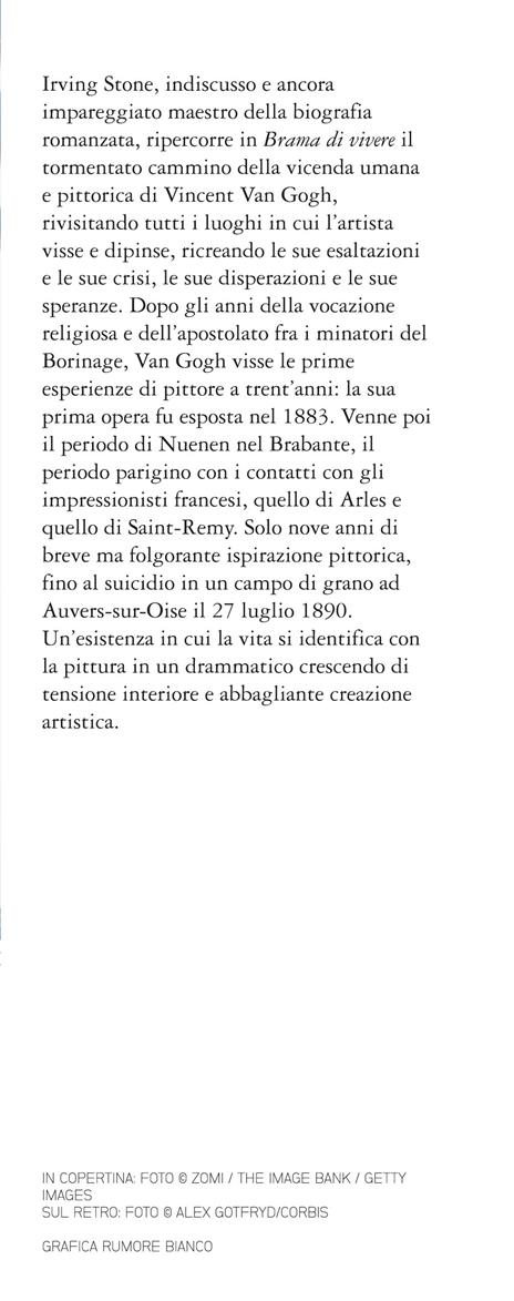Brama di vivere. Il romanzo di Van Gogh - Irving Stone - 4
