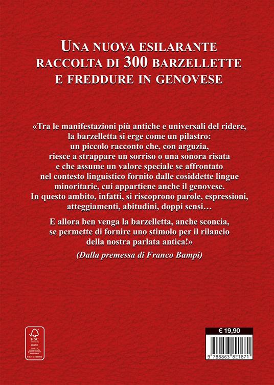 E nêuve barzelétte in zenéize. 300 barzellette e freddure con traduzione in italiano da leggere e rileggere, senza fretta, per gustarne fino in fondo l'umorismo e il genovese. Ediz. illustrata - Franco Bampi,Guido Pallotti,Rossella Romeo - 3
