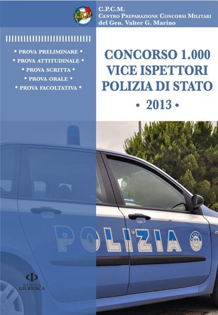 Concorso 1000 vice ispettori polizia di Stato - copertina