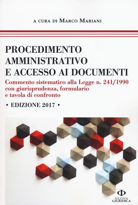 Procedimento amministrativo e accesso ai documenti - Marco Mariani - copertina