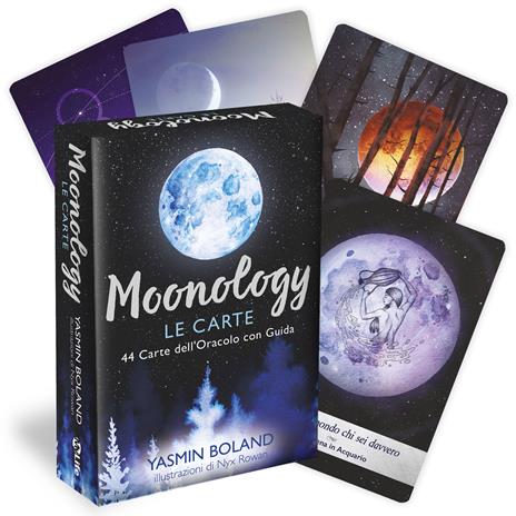 Moonology. Le carte. 44 carte dell'Oracolo con guida. Con Libro - Yasmin Boland - copertina