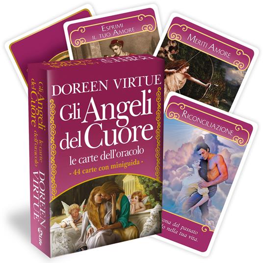 Gli angeli del cuore. Le carte dell'oracolo. 44 Carte - Doreen Virtue - copertina