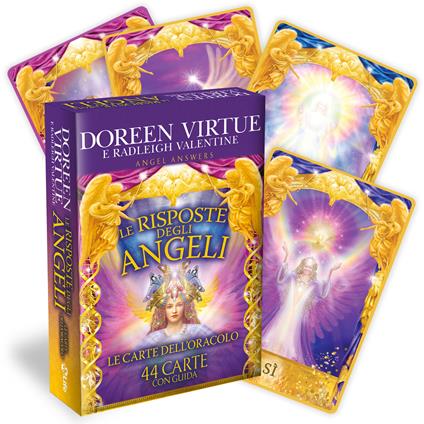 Le risposte degli angeli. 44 Carte. Con libro - Doreen Virtue,Valentine Radleigh - copertina