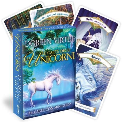 Le carte degli unicorni. 44 carte - Doreen Virtue - copertina