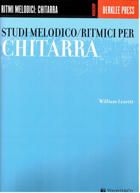 Studi melodico ritmici per chitarra - William Leavitt - copertina