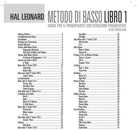 Metodo di basso. Guida per il principiante. Con CD Audio. Vol. 1 - Ed Friedland - 2