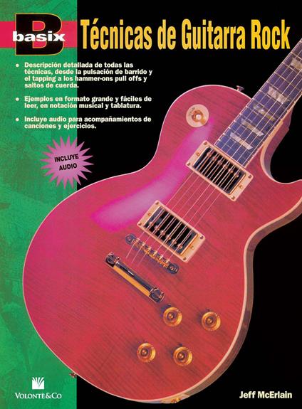 Basix tecnicas guitarra rock. Con CD-Audio - Jeff McErlain - copertina