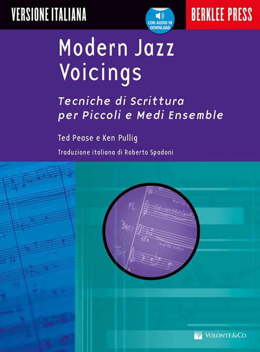 Modern jazz voicings. Tecniche di scrittura per piccoli e medi ensemble. Con audio in download - Ted Pease,Ken Pullig - copertina
