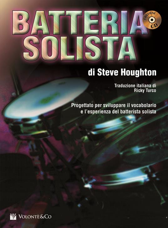 Batteria solista. Con CD Audio - Steve Houghton - copertina