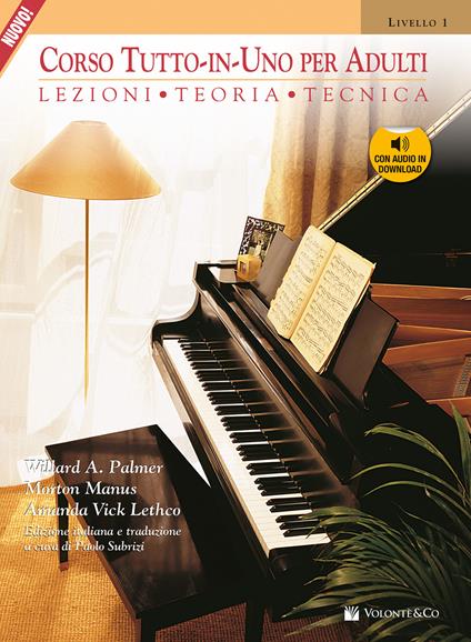 Corso tutto-in-uno. Con audio in download. Vol. 1: Lezioni, teoria, tecnica - Willard A. Palmer,Morton Manus,Amanda Vick Lethco - copertina