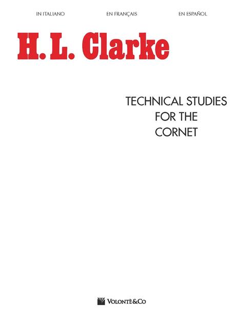Technical studies for the cornet - H. L. Clarke - copertina