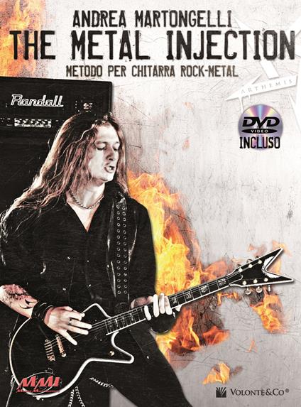 The metal injection. Metodo per chitarra rock-metal. Con DVD - Andrea Martongelli - copertina