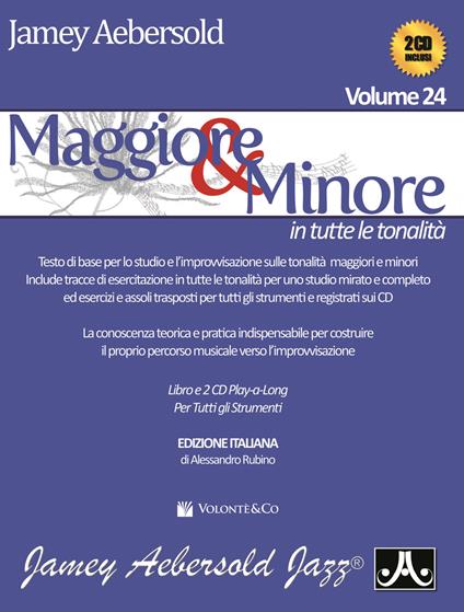 Maggiore & minore in tutte le tonalità. Con CD Audio. Vol. 24 - Jamey Aebersold - copertina