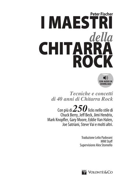 I maestri della chitarra rock. Con CD Audio - Peter Fischer - 2