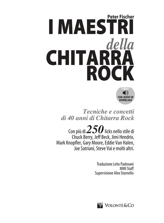 I maestri della chitarra rock. Con CD Audio - Peter Fischer - 2
