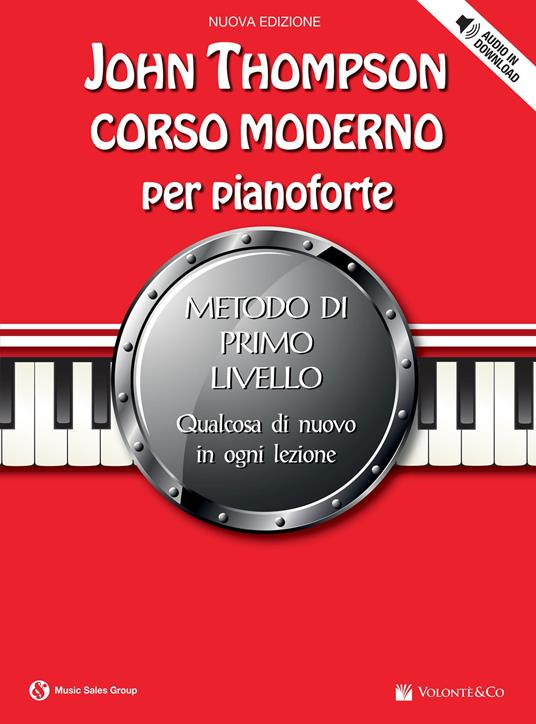 Corso moderno per pianoforte. Con File audio per il download. Vol. 1 - John Thompson - copertina