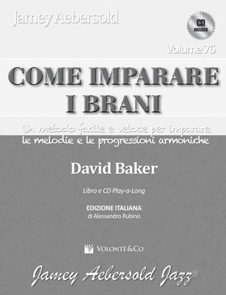 Aebersold. Con CD Audio. Vol. 76: Come imparare i brani - Jamey Aebersold - 2