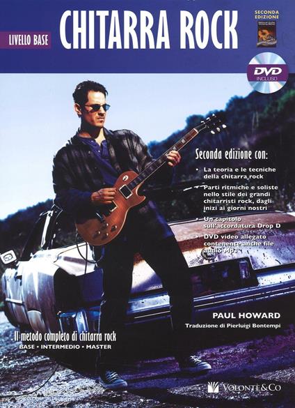 Chitarra rock. Livello base. Con DVD - Paul Howard - copertina