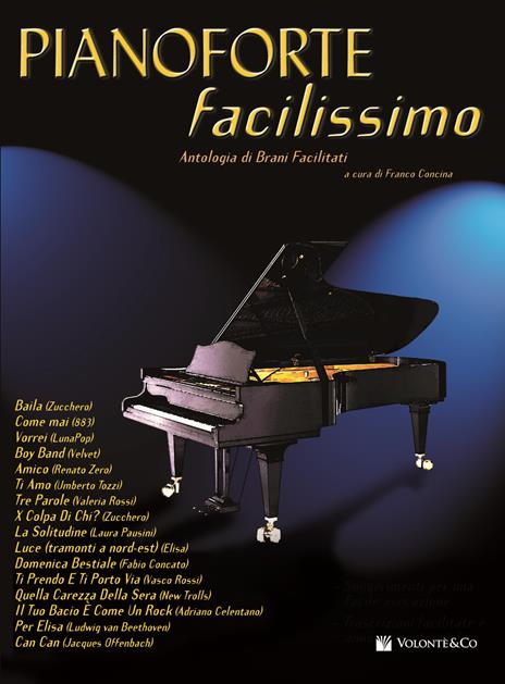 Pianoforte facilissimo. Antologia di brani facilitati. Vol. 1 - copertina