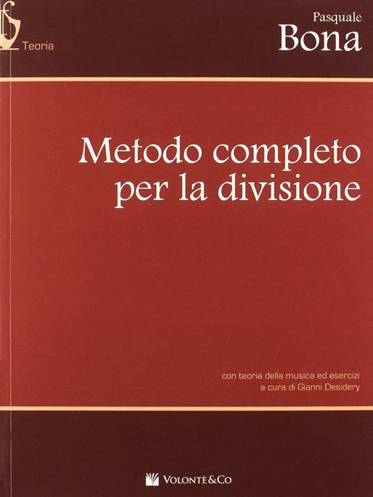 Metodo completo divisione - Pasquale Bona - copertina