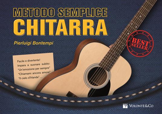 Metodo semplice chitarra. Con aggiornamento online - Pierluigi Bontempi - copertina