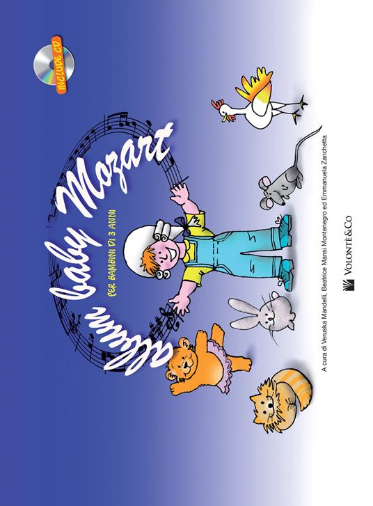 Album baby Mozart per bambini di 3 anni. Con contenuti extra online. Con CD-Audio - copertina