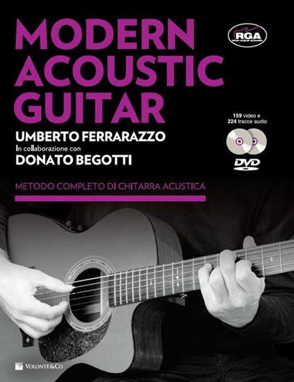 Modern acoustic guitar. Con 2 DVD - Umberto Ferrarazzo,Donato Begotti - copertina