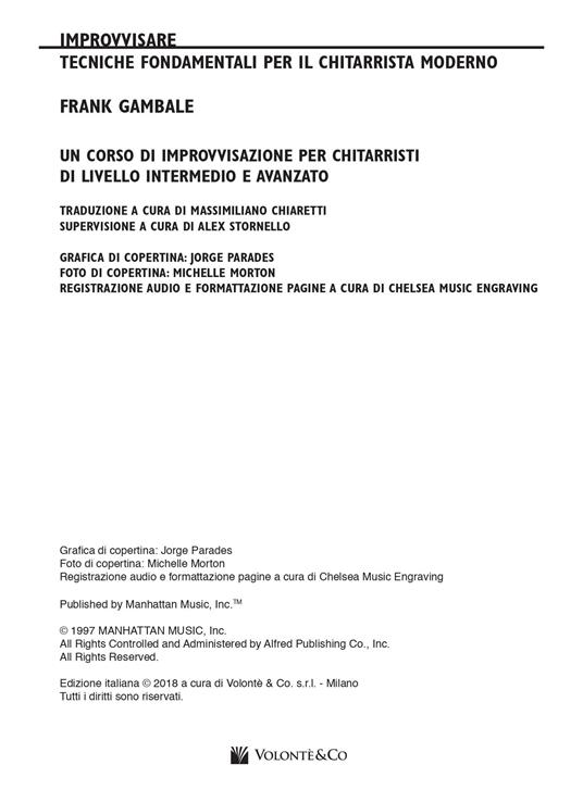 Improvvisare. Tecniche fondamentali per il chitarrista moderno. Con 2 CD-Audio - Frank Gambale - 2