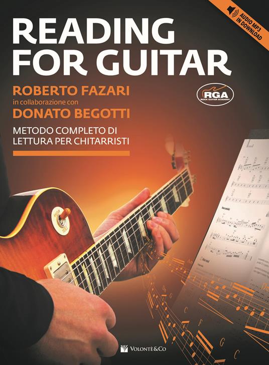 Reading for guitar. Metodo completo di lettura per chitarristi. Con File audio per il download - Roberto Fazari,Donato Begotti - copertina