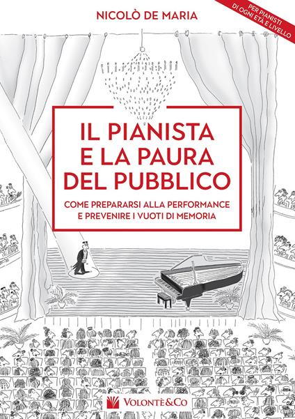 Il pianista e la paura del pubblico. Come prepararsi alla performance e prevenire i vuoti di memoria - Nicolò De Maria - copertina
