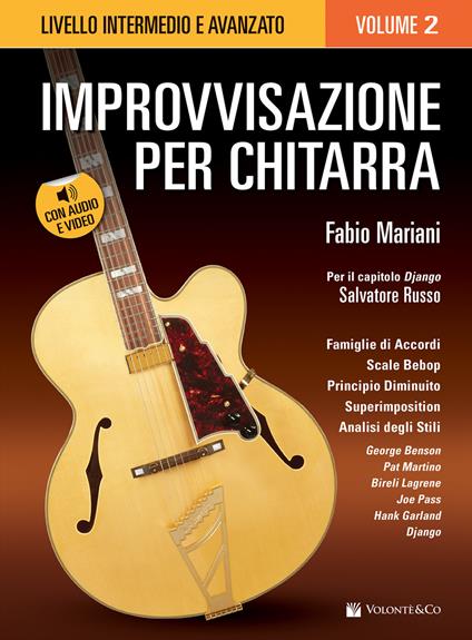 Improvvisazione per chitarra. Con CD-Audio. Con File audio per il download. Vol. 2: Livello intermedio e avanzato. - Fabio Mariani - copertina