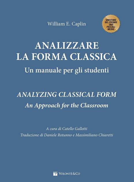 Analizzare la forma classica. Un manuale per gli studenti - William E. Caplin - copertina