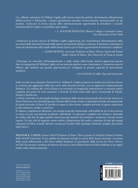 Analizzare la forma classica. Un manuale per gli studenti - William E. Caplin - 3