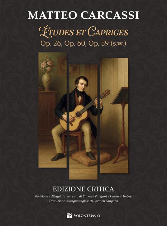 Matteo Carcassi. Études e caprices. Op. 26, op. 60, op. 59 (S. W.). Ediz. italiana e inglese - copertina