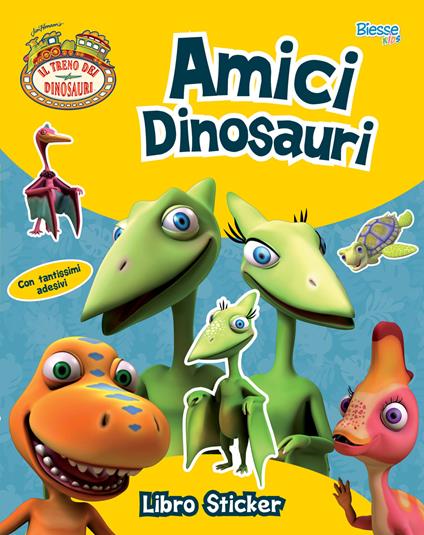 Amici dinosauri. Libro sticker - copertina