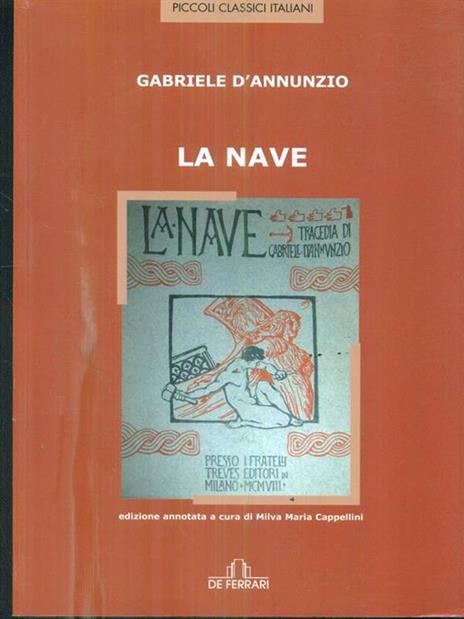 La nave - Gabriele D'Annunzio - copertina