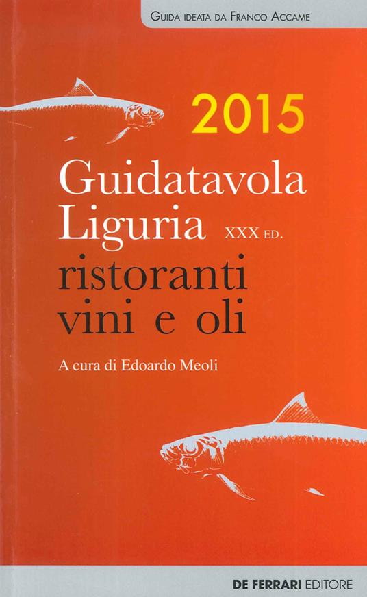 Guida tavola Liguria 2015 - copertina
